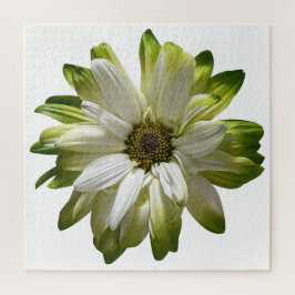 Green Daisy Jigsaw Puzzle