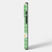 Green Daisy Kariert Gingham Karo Blume Pattern Case-Mate iPhone Hülle (Rückseite / Links)
