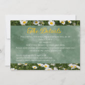 Green Daisy Landscape Details Karte (Vorderseite)