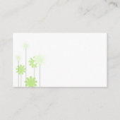 Green Daisy Wedding Platzkarte Holders (Rückseite)