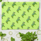 Green Dala Horse Towel Handtuch (Gefaltet)
