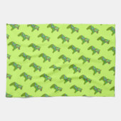 Green Dala Horse Towel Handtuch (Horizontal)
