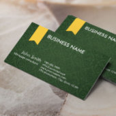 Green Damask Agent Business Card Visitenkarte