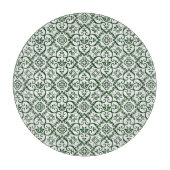 Green Damask Cutting Board Schneidebrett (Vorderseite)