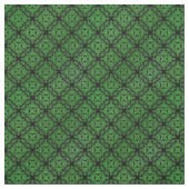 Green Damask Medallion Pattern Stoff (Muster)