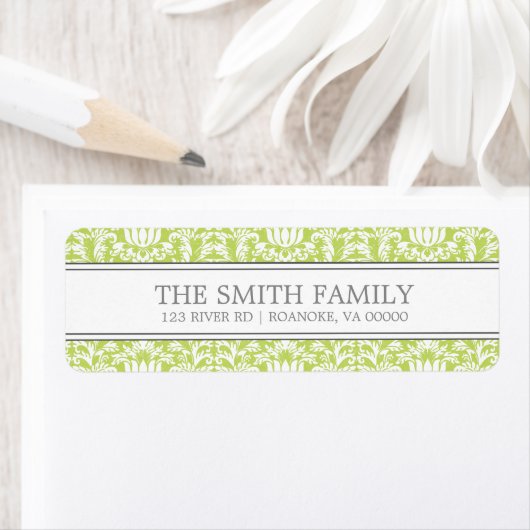 Green Damask Muster (Insitu)