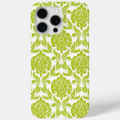 Green Damask Muster Case-Mate iPhone Hülle (Rückseite)