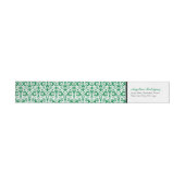 Green Damask Pattern Abschluss (Person)