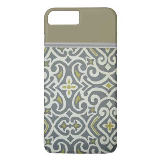 Green Damask Phone Case (Rückseite)