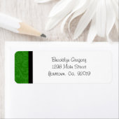 Green Damask Rücksendeadresse (Insitu)