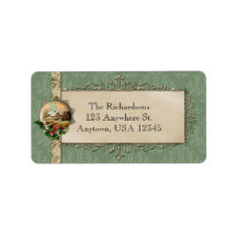 Green Damask und Weihnachten