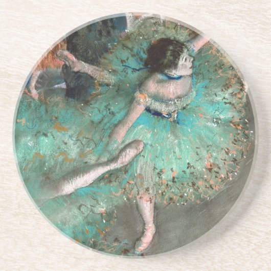 Green Dancer (Danseuse Verte) Edgar Degas Untersetzer (Vorne)