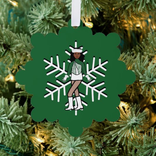 Green Dancer Ornament Karte (Insitu (Baum))