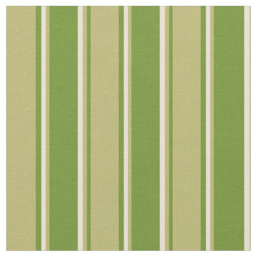 Green, Dark Khaki und Bisque Lines Muster Stoff (Nahaufnahme)