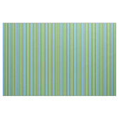 Green, Dark Olive Green & Light Sky Blue Lines Stoff (Yard (91,4 cm))