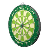 Green Dartboard mit benutzerdefiniertem Text Dartscheibe (Vorderseite rechts)