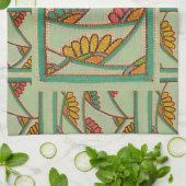 Green Dash Kitchen Towel Geschirrtuch (Gefaltet)