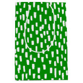 Green Dashely Bright Mittlere Geschenktüte (Vorderseite)