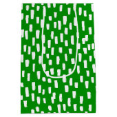 Green Dashely Bright Mittlere Geschenktüte (Rückseite)