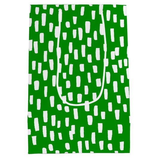 Green Dashingly Bright Mittlere Geschenktüte (Rückseite)
