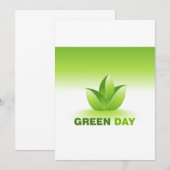 Green Day Einladungen (Vorne/Hinten)