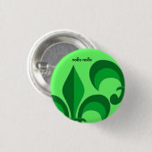 Green De Lis Button (Vorne & Hinten)