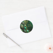 Green Decorative Ornaments Holiday Sticker (Umschlag)