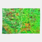 Green deep abstract kitchen towels,Green dazzling  Geschirrtuch (Horizontal)