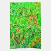 Green deep abstract kitchen towels,Green dazzling  Geschirrtuch (Vertikal)