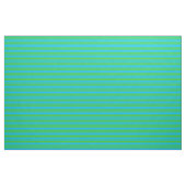Green & Deep Sky Blue Strips Stoff (Yard (91,4 cm))