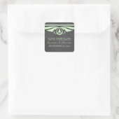 Green Deko Chalkboard Save the Date Stickers (Tasche)