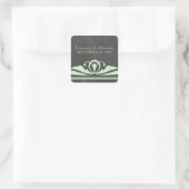 Green Deko Chalkboard Wedding Stickers (Tasche)