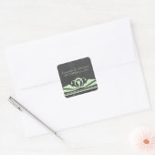 Green Deko Chalkboard Wedding Stickers (Umschlag)