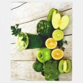 GREEN DELIGHT FLEECEDECKE (Vorderseite)
