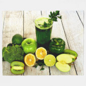 GREEN DELIGHT FLEECEDECKE (Vorderseite (Horizontal))