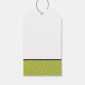 Green Denim BlackWhite Neck Ties Happy Vathers Day Geschenkanhänger (Rückseite)