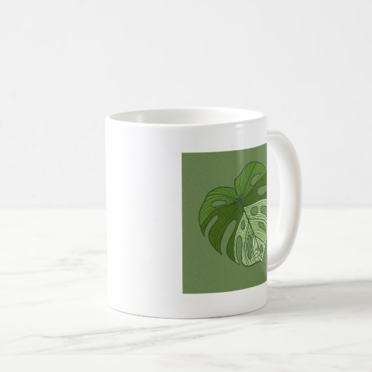 Green Denim Kaffeetasse (VorderseiteRechts)