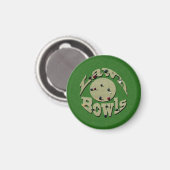 Green Denim Lawn Bowls, Magnet (Vorderseite/Rückseite)