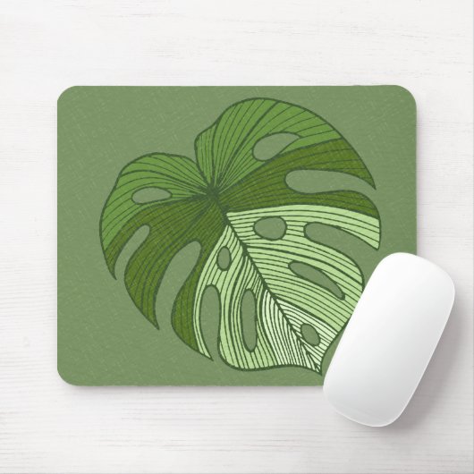 Green Denim Mousepad (Mit Mouse)