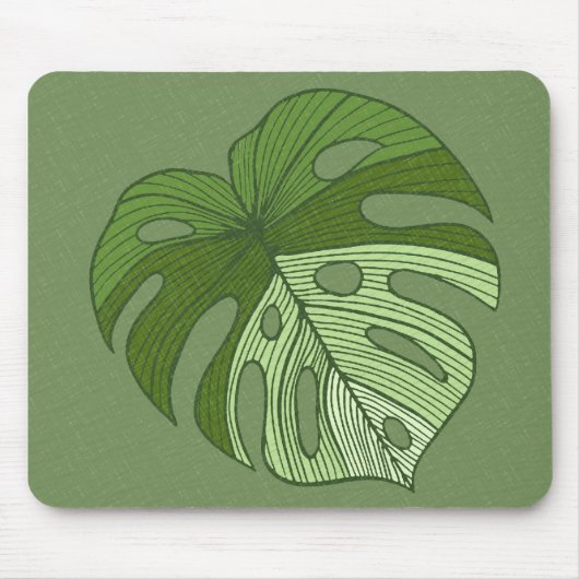 Green Denim Mousepad (Vorne)