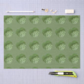 Green Denim Seidenpapier (Handwerk)