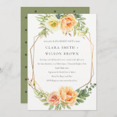 GREEN DESERT ERFOLGREICHE CACTI FOLIAGE-VERLOBUNG EINLADUNG (Vorne/Hinten)