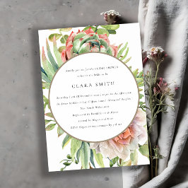 GREEN DESERT ERFOLGREICHES CACTI FOLIAGE-BRAUTPART EINLADUNG