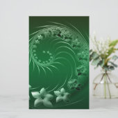Green Design Party Destination Celebration Briefpapier (Stehend Vorderseite)