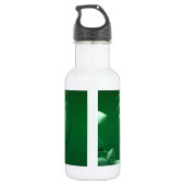 Green Design Party Destination Celebration Trinkflasche (Rückseite)