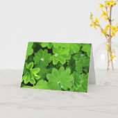 Green Dewdrops Card Karte (Gelbe Blume)