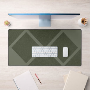 Green Diamond Desk Mat mit zwei Tonen Moos - Anpas Schreibtischunterlage