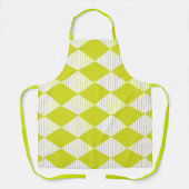 Green Diamond Geometric Muster Schürze (Vorderseite)