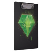 Green Diamond mit Namen Klemmbrett (Rechts)