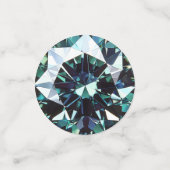 Green Diamond Muster Konfetti (Klein Vorderseite)